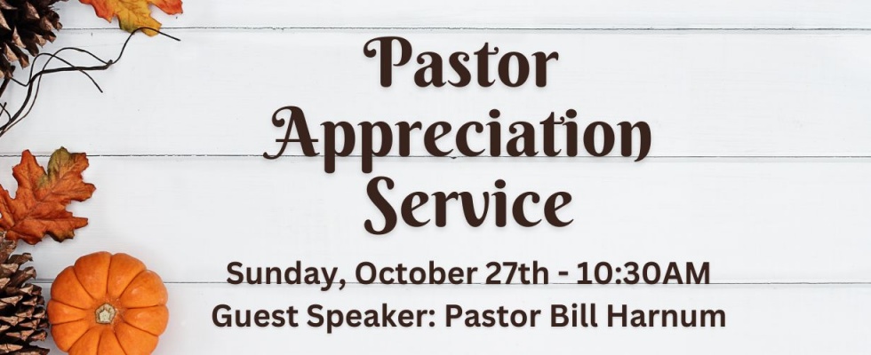 Pastor Appreciation Service