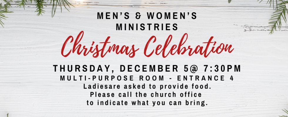 Men & Women's Christmas Celebration